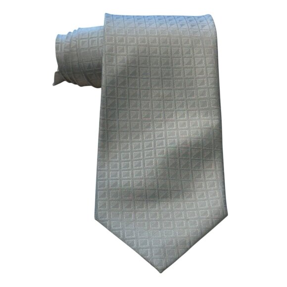 Michele Sartori Made in Italy 100% Silk Gray Tie - Picture 1 of 6